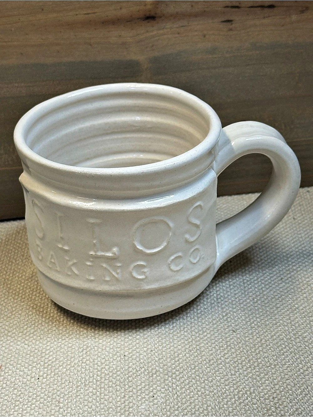 Magnolia Silos Baking Co Mug Black Oak Pottery Waco TX Joanna Gaines Handmade